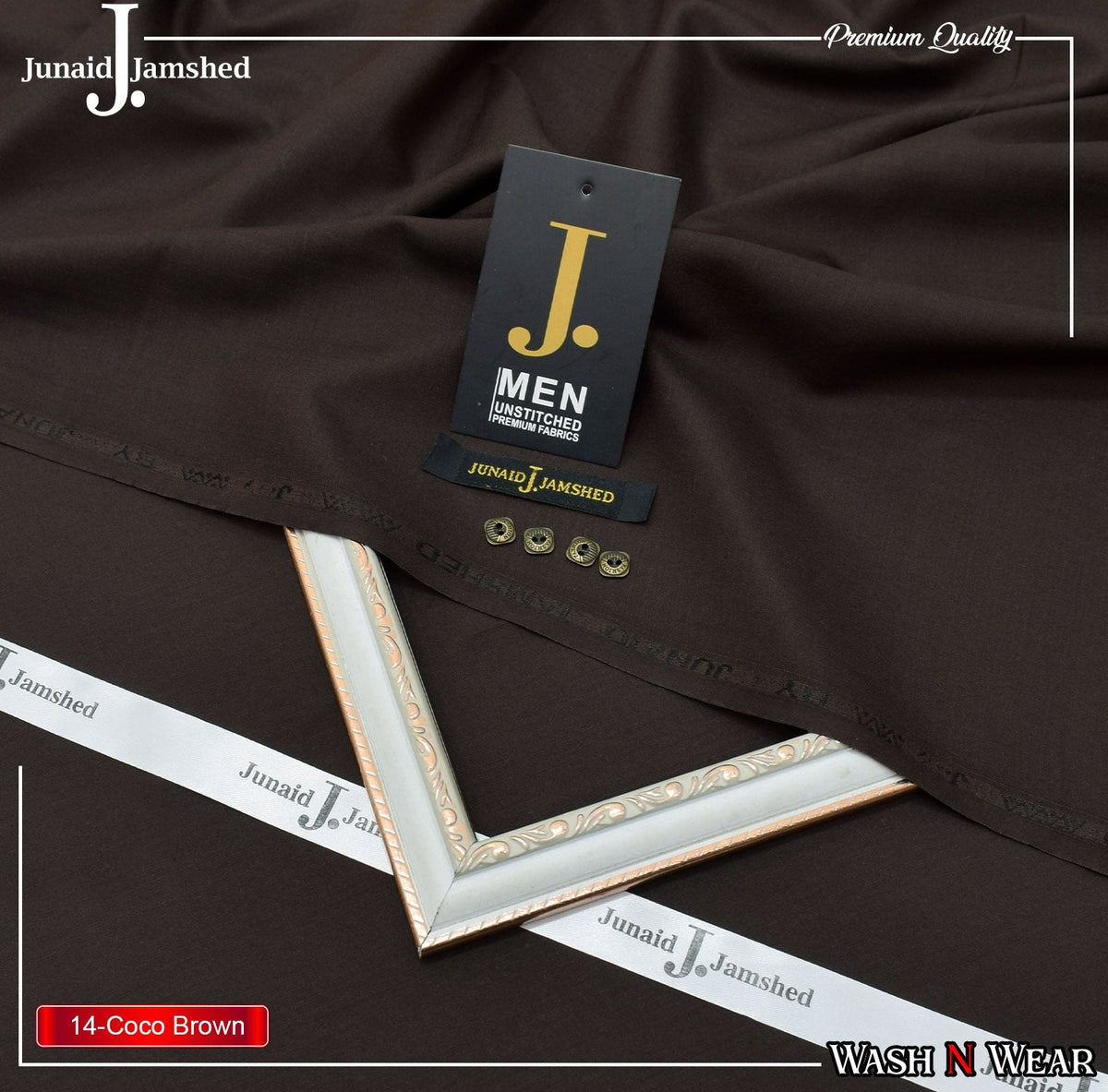 Premium Quality Men Wash N Wear Fabric J.514