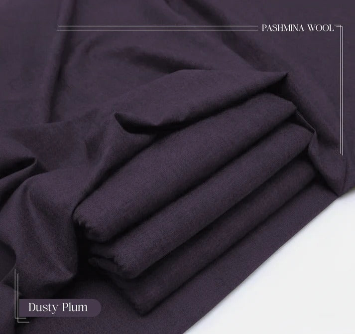 Premium Quality Men's Wool Fabric Dusty Plum
